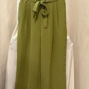 DR2 Olive Trousers with Waist Tie